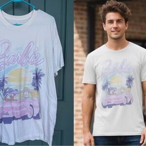 Hollister Barbie Dream Car Graphic Tee Shirt L Large Vintage Y2K